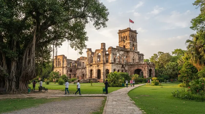 British Residency ruins in Lucknow