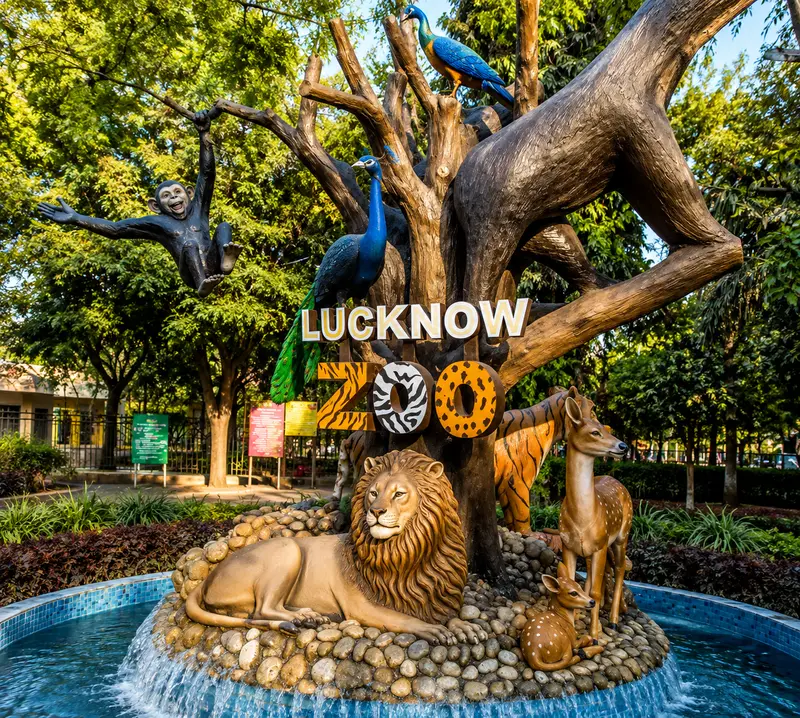 Lucknow Zoo entrance